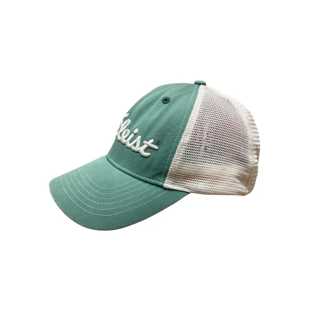 Vintage #1 Titleist FJ Green Golf Hat Tour Series With Strap